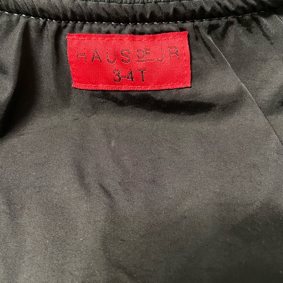 Haus of Jr. kids velvet jacket 3-4T - Picture 3 of 5